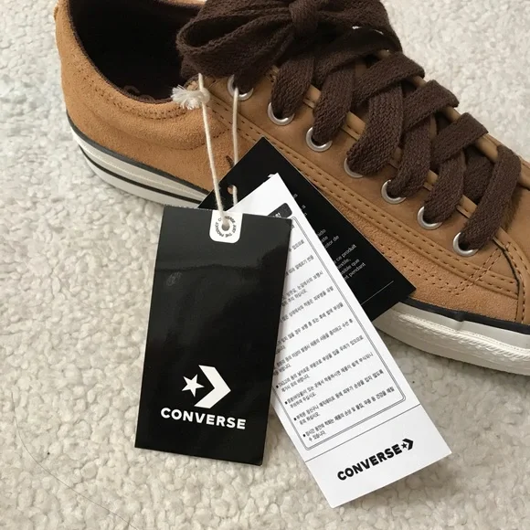Converse Mens Brown Suede Sneakers Star Player 76 Ox Size 8 - Picture 7 of 12
